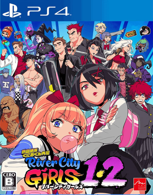 River City Girls 1 & 2 box art for Playstation 4
